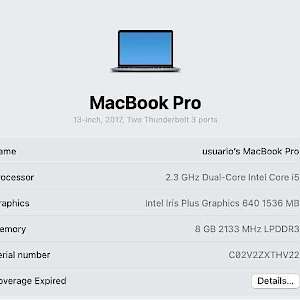 MacBook Pro 13&rdquo; (A1708) &ndash; 2017
